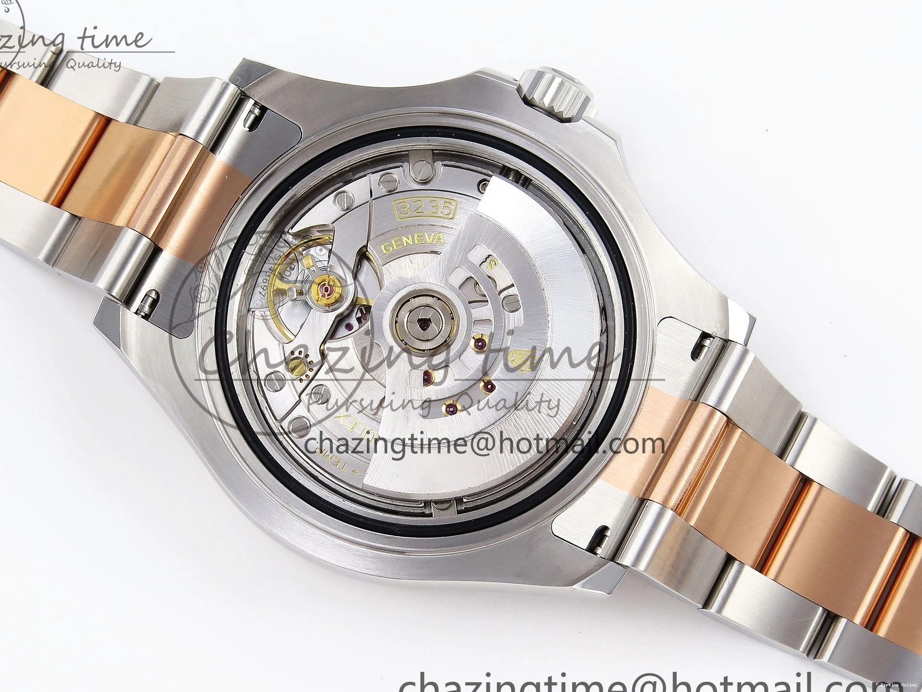 0413 UrbanChic Yacht-Master 126621 SS RG 904L Steel VSF 1:1 Best Edition Black Dial on SS RG Bracelet VS 1860